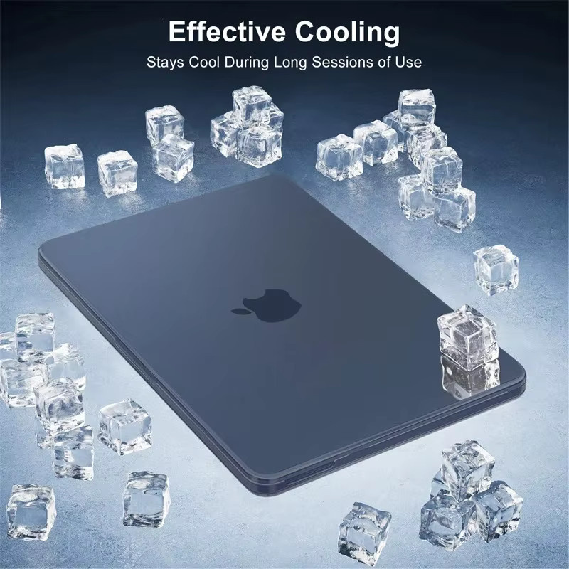 Schutzhülle für Apple MacBook Neo 13 Zoll Modell A3404 in Blau, matte Anti-Fingerabdruck und Anti-Kratzer Abdeckung - Bild 3