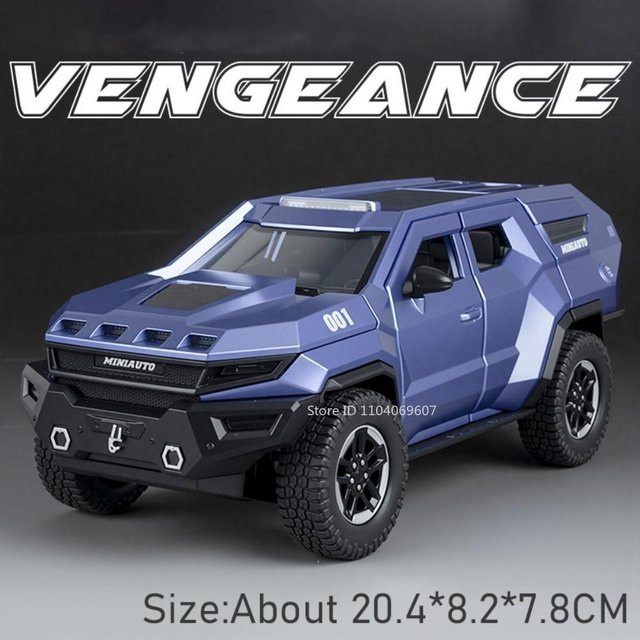 Linyi toy car Rezvani Vengeance Spielzeugmodell Geländewagen, 1:24, mit Licht und Sound, ab 14 Jahren - Bild 1