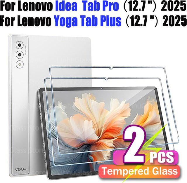 Displayschutzfolie aus gehärtetem Glas für Lenovo Yoga Tab Plus und Lenovo Idea Tab Pro 12,7 Zoll, transparent - Bild 1