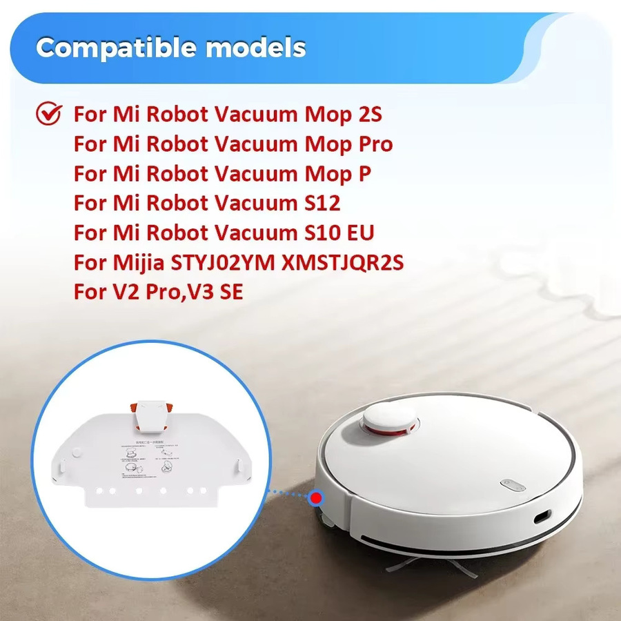 WINDNINJA Mopptuchhalterung für Xiaomi S10, S12, Vacuum-Mop P/PRO und Viomi V2 Pro/V3 SE Staubsauger - Bild 2