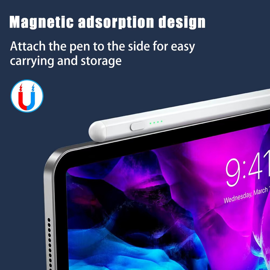 Universeller Stylus-Stift für Android, iPhone und Apple Pencil kompatibel, Zeichenstift für Samsung, Huawei und Xiaomi Tablets und Smartphones - Bild 2