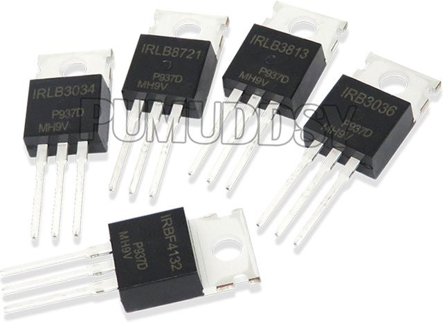 PUMUDDSY 5er Set MOSFET Transistoren IRLB8721PBF in Schwarz, TO-220 Gehäuse - Bild 1