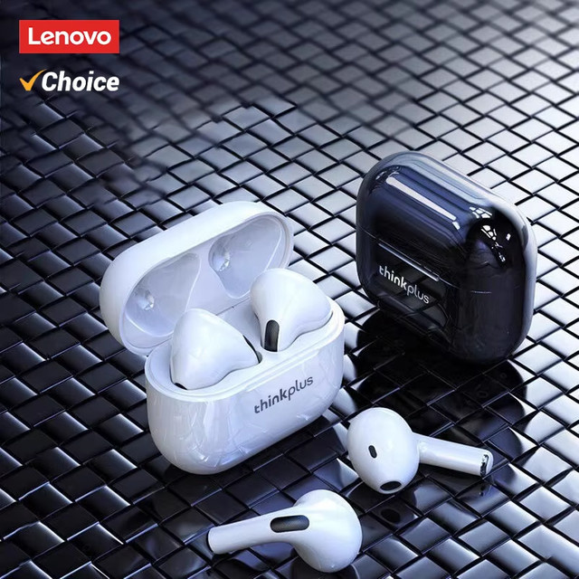 Lenovo LP40 TWS Kabellose Bluetooth-Ohrhörer mit Bass und Touch-Steuerung in Schwarz - Bild 1