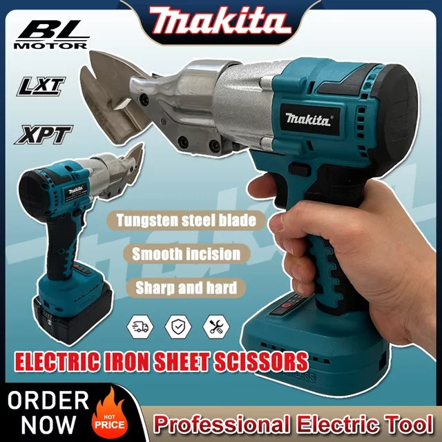 Makita Akku-Blechschere mit bürstenlosem Motor, kabellos, Petrol, passend für 20V-Akkus - Bild 1