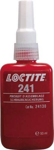 Loctite Schraubensicherung 241 mit mittlerer Festigkeit in Rot, 50 ml - Bild 1