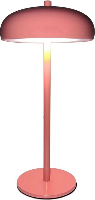 TOMTOP JMS Pilz Tischlampe Rosa mit LED und Dimmer für Wohnzimmer und Schlafzimmer - Bild 1