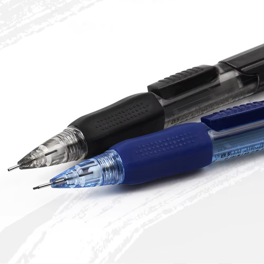 Pentel Druckbleistifte PD255 Set, 3 Stück, 0,5 mm, Multicolor, mit seitlicher Druckmine zum Schreiben und Zeichnen - Bild 2
