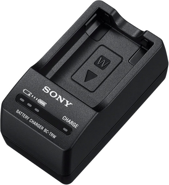 Sony BC-TRW Kamera-Ladegerät für Li-Ion Akkus in Schwarz - Bild 1