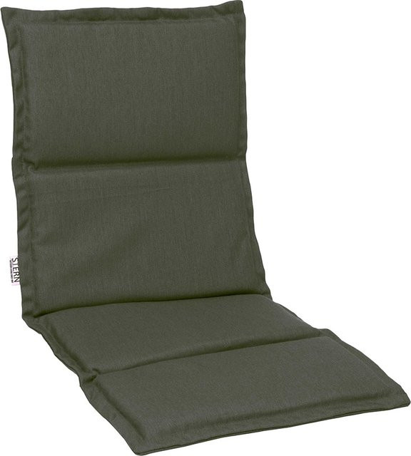 Stern Universalauflage für Klappsessel aus Polyacryl in Dunkelgrün, B/T/H: 123 x 50 x 3 cm - Bild 1