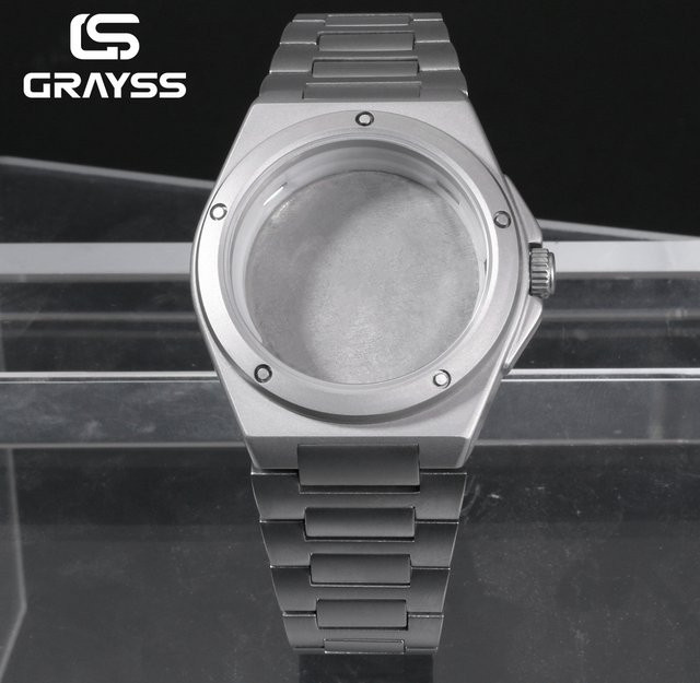 GRAYSS Uhrengehäuse Edelstahl, 40 mm, Herren - Bild 1