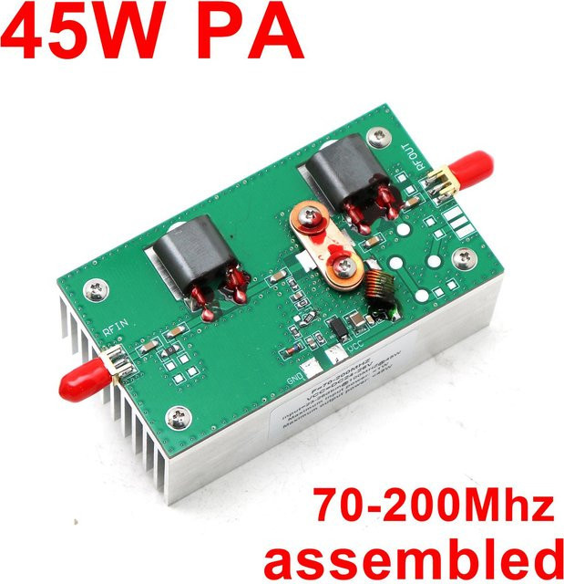 DykbRadio 45W RF Leistungsverstärker 70-200MHz SMA VHF Linearverstärker für Amateurfunk, HAM Radio und Luftfahrt - Bild 1