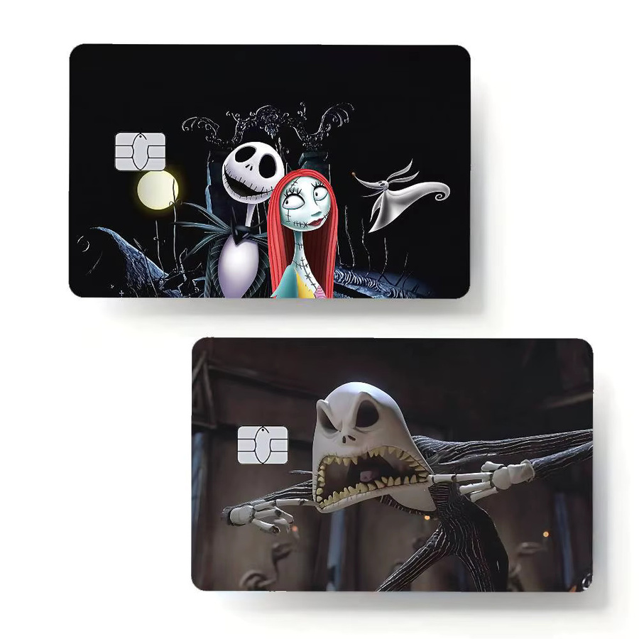 52TOYS Nightmare Before Christmas Jack Skellington Sticker Skin für Debit- und Kreditkarten, Ultra Thin No Fade Design - Bild 2