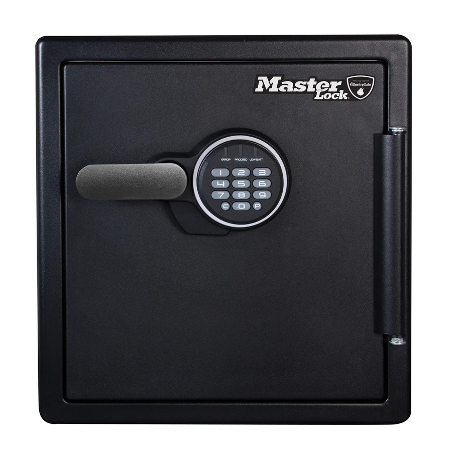 Master Lock Sicherheitstresor LFW123FTC Feuer- und Wasserbeständig in Schwarz - Bild 2