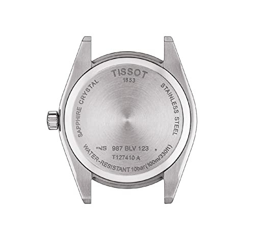 Tissot Armbanduhr, Quarz, Edelstahl, schwarzes Zifferblatt, 40 mm, Herren - Bild 3