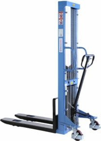 HanseLifter Hochhubwagen SDJ1516 in Blau, Tragfähigkeit: 1.500 kg, Hubbereich: 90-1.600 mm - Bild 1