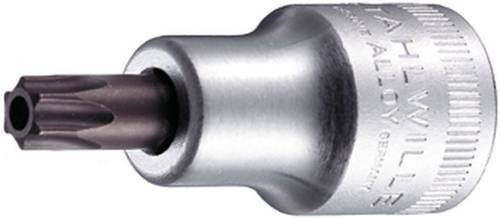 Stahlwille Schraubendrehereinsatz TX T25 aus Edelstahl in Silber, 1/2 Zoll (12,5 mm) - Bild 1