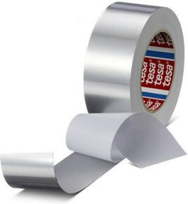 tesa Aluminiumband Silber mit Liner, Breite: 50 mm, Länge: 50 m - Bild 1