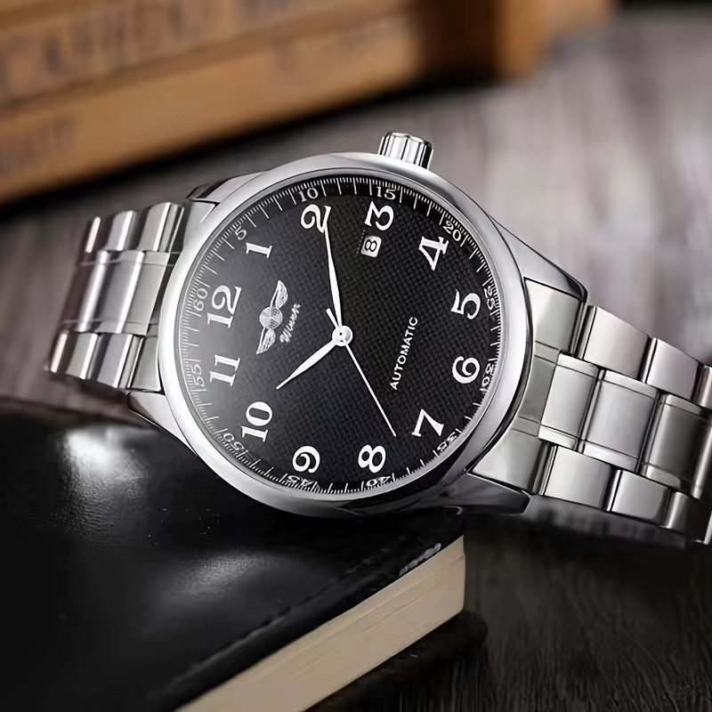 FORSINING Armbanduhr, Automatik, Edelstahl, Silber, Herren - Bild 2
