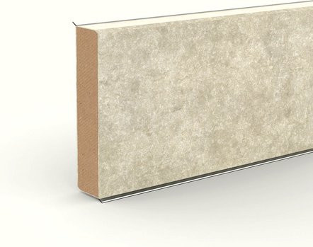 Döllken Sockelleiste Cubu Flex 60 in Blau und Beige aus HDF, L x H x T: 250 x 6 x 1,3 cm - Bild 1