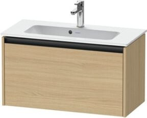 Duravit Waschtischunterschrank Ketho.2 Compact, Farbe: Ei natur/beige, 1 Auszug, wandhängend, B/T/H: 81 x 39 x 39 cm - Bild 1
