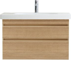 Duravit Waschtischunterschrank DuraStyle in Beige, wandhängend, 2 Schubladen, B: 93 cm, T: 44,8 cm, H: 61 cm - Bild 1
