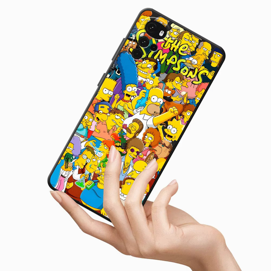 The Simpsons Handyhülle für Motorola Mot G60 G71 G51 G73 G22 Edge40 G32 G52 G50 Edge 20 Pro 30 Lite G53 G30 G60s in Schwarz und Multicolour - Bild 7