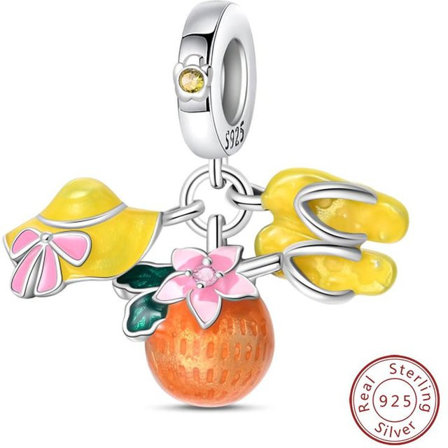 Anhänger 925 Silber, Perle, Zirkonia, Damen - Bild 1