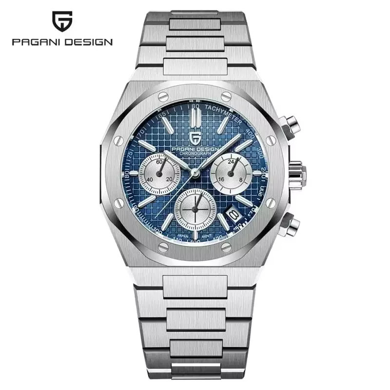 Pagani Design Chronograph, Quarz, Edelstahl, Saphirglas, Herren - Bild 7