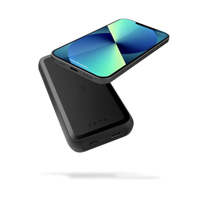 Zens Powerbank Series Magnetic Single mit Kickstand MagSafe 10000mAh in Schwarz (ZEPP04M/00) - Bild 1