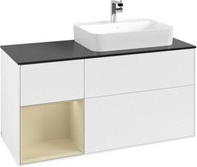 V&B Waschtischunterschrank Finion in Weiß lackiert, Breite: 120 cm, Tiefe: 50,1 cm, Höhe: 50,1 cm - Bild 1