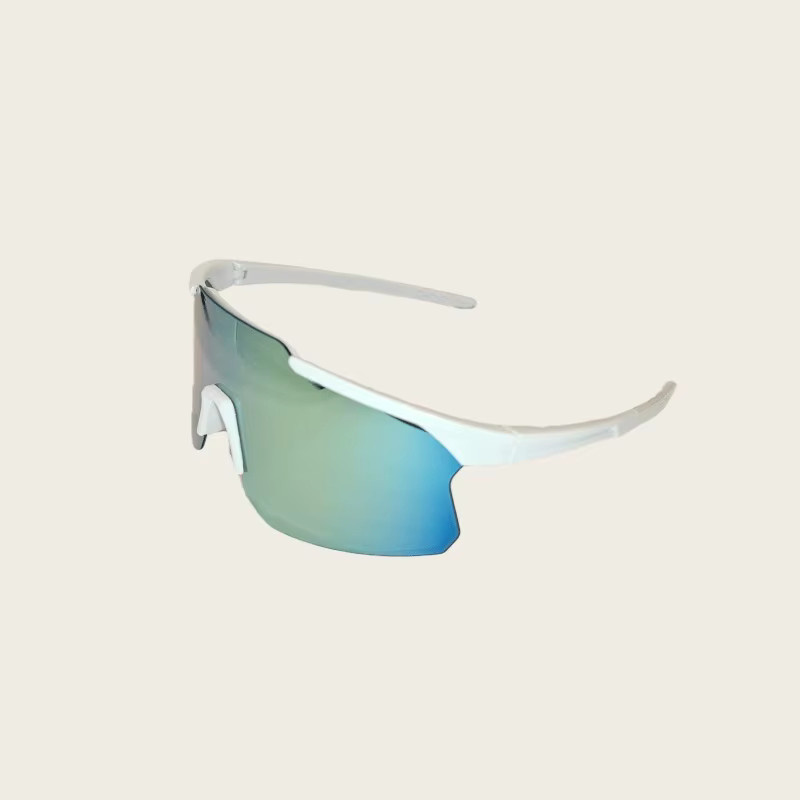 ERIKOLE Sportsonnenbrille, Unisex, Vollrand, weiß, Kunststoff - Bild 1