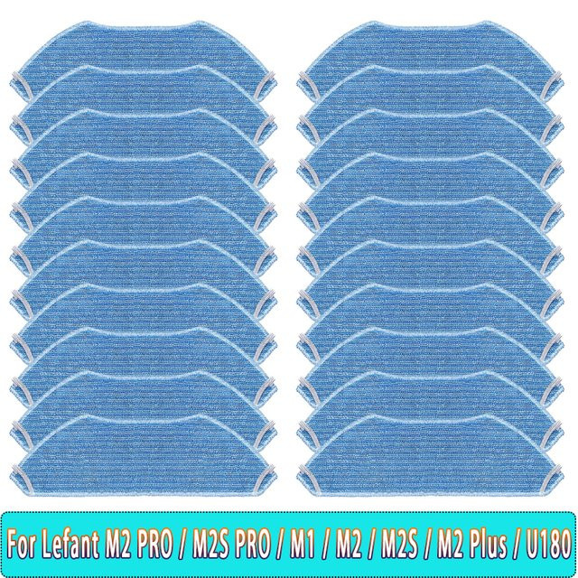 OSSIEAO Mopptuch in Blau kompatibel mit Lefant M2 PRO, M2S PRO, M1, M2, M2S, M2 Plus, U180 und OKP K8 Saugroboter Zubehör - Bild 1