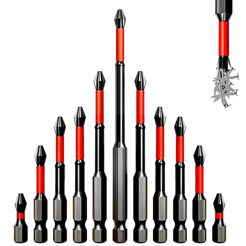 Galacok Magnetischer Schraubendreher-Bit-Satz aus rutschfestem Legierungsstahl für Elektrowerkzeuge und Zimmermannsarbeiten - Bild 6