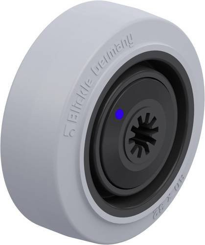 Blickle Schwerlast-Rad POEV 80/8XKF-SG in Grau und Schwarz mit 80 mm Durchmesser und 140 kg Tragfähigkeit - Bild 1