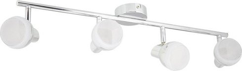 Näve Chromey LED-Deckenleuchte mit 4 Spots in Chrom, inkl. Leuchtmittel in Warmweiß - Bild 1