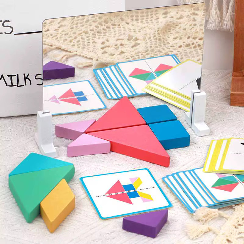 Brozebra Kid Tangram 3D Mirror Imaging Puzzle, Weltraum, Kunststoff, Bunt / Mehrfarbig - Bild 2