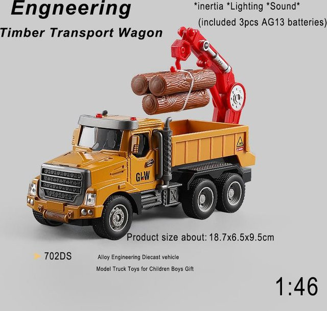 Linyi toy car Bau Modell Ingenieurfahrzeug, 1:46, ab 3 Jahre - Bild 1