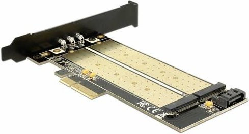 Delock Speicher-Controller M.2 NVMe RAID PCIe x4 in Schwarz (89630) - Bild 1