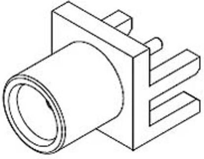 Molex 734152740 MCX-Steckverbinder Buchse gerade 75 Ohm - Bild 1
