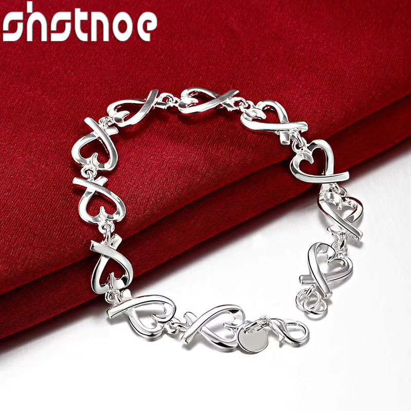 Armband 925 Silber, Herz, Damen - Bild 2
