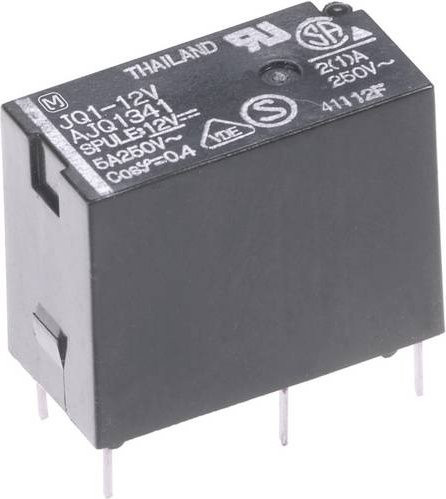 Panasonic JQ1AB24F Printrelais Schwarz 24 V/DC 5A 1 Schließer - Bild 1