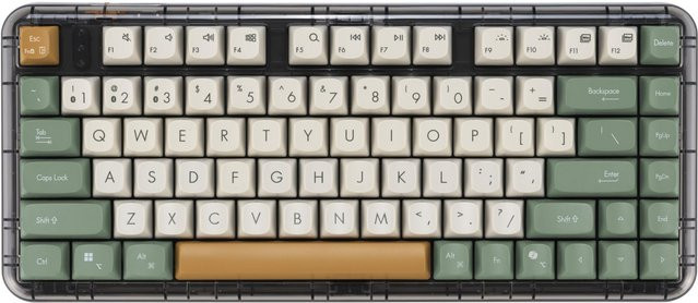 Jelly75 KD201 Mechanische Kabellose 75% RGB Multicolor Tastatur mit Bluetooth und USB-C - Bild 1