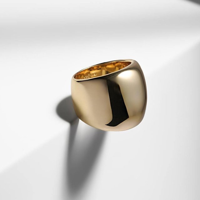 amofa Fingerring Edelstahl, Damen - Bild 1