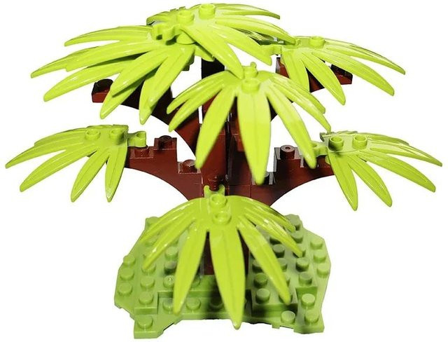 Yiran toy Bausteine Grundplatte Pflanzen Bäume Wald Garten, 8x10, ab 14 Jahren - Bild 1
