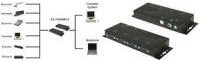 Exsys EX 1334HMV-2 Serieller USB 2.0 auf RS-232 Adapter mit 4 Anschlüssen in Schwarz - Bild 1