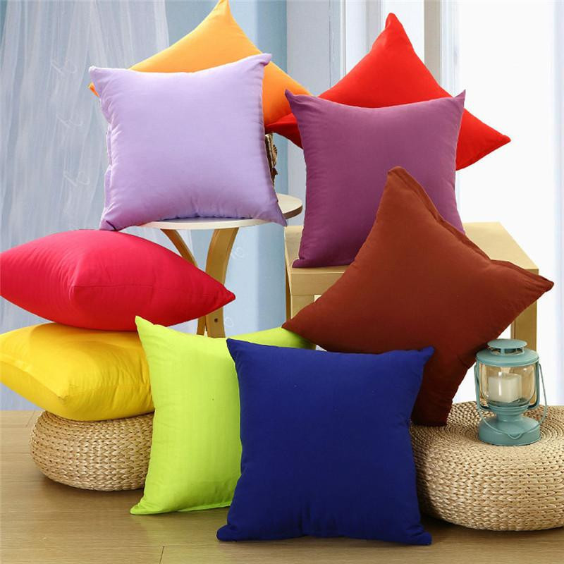 Yiran Furniture Kissenbezug aus Baumwolle und Leinen in Gelb, B/B/B: 40 x 40 x 40 cm - Bild 3