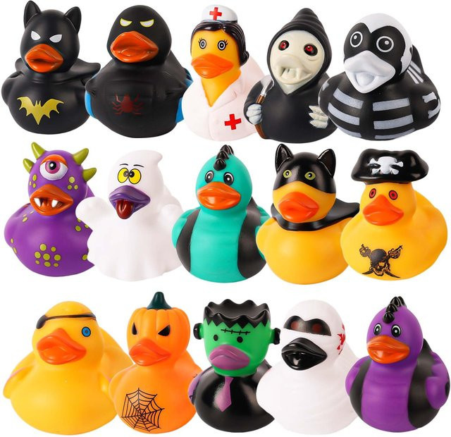 Binchi Outdoor Product Halloween-Gummi-Enten, 122436 Stück, 2,5 Zoll - Bild 1