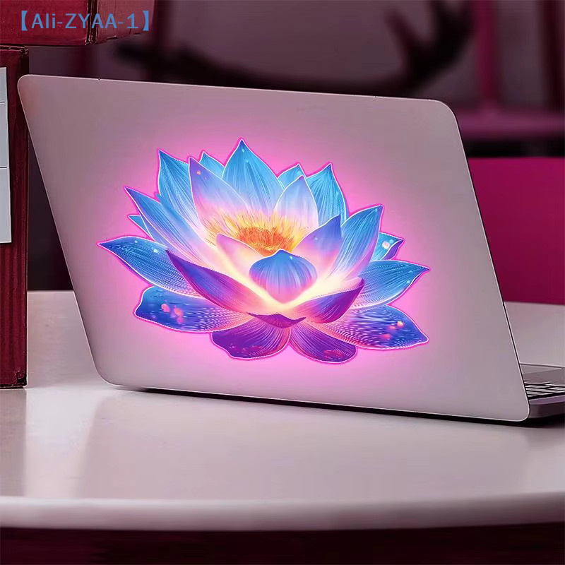 ZYAA-1 Selbstklebende Leuchtende Blumen Wandaufkleber aus PVC in Mehrfarbig für Heimdekoration und Auto - Bild 4