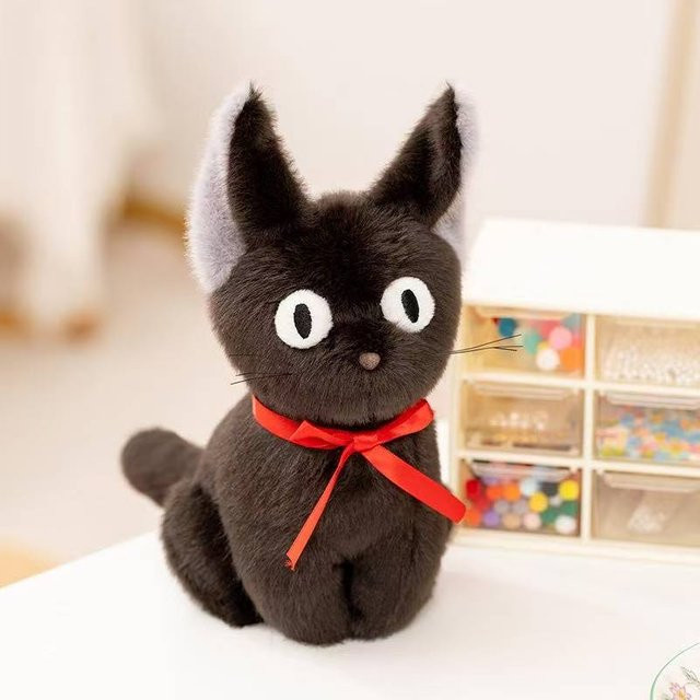 benchuang toy Hexe kleine schwarze Katze, Plüschtier, Schwarz - Bild 1
