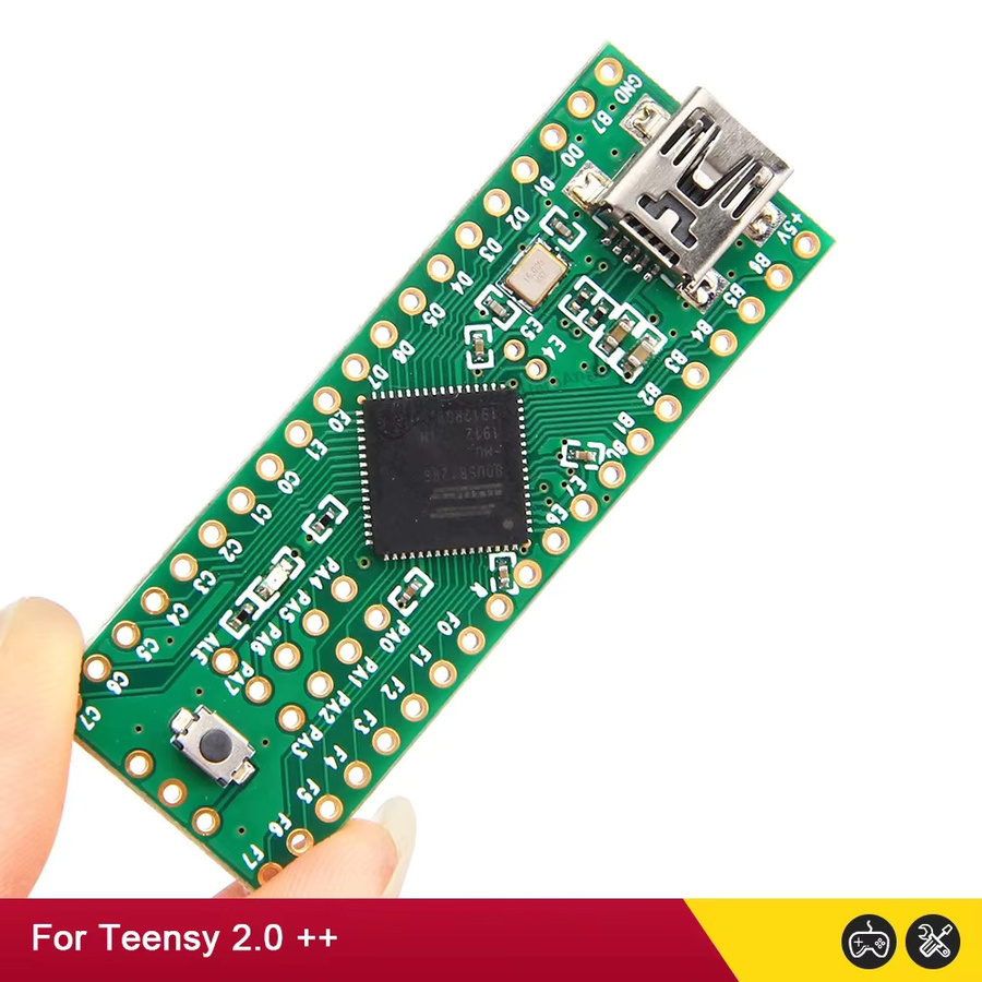 HeroAngel Teensy++ 2.0 AT90USB1286 Arduino AVR Experiment Board in Grün - Bild 3
